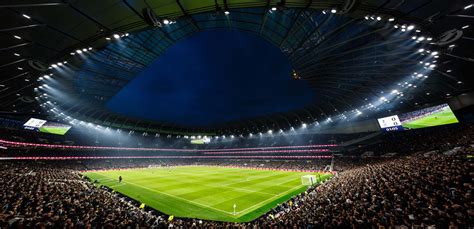 Alluring magic of lights at the stadium